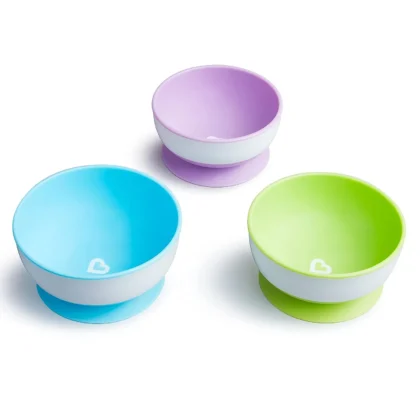 Baby & Toddler Feeding Supplies, Silicone Baby Feeding Set, Self Feeding Supplies Set, Toddler Feeding Suction Bowls