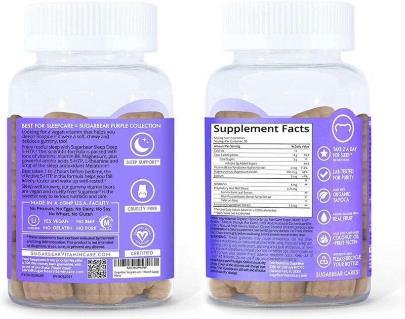Food supplements, Protiens, Health & Nutrition, Sleep Aid Gummies