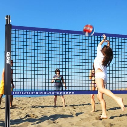 Sports & Outdoor, Sports & Games, Badminton Volleyball Combo Set