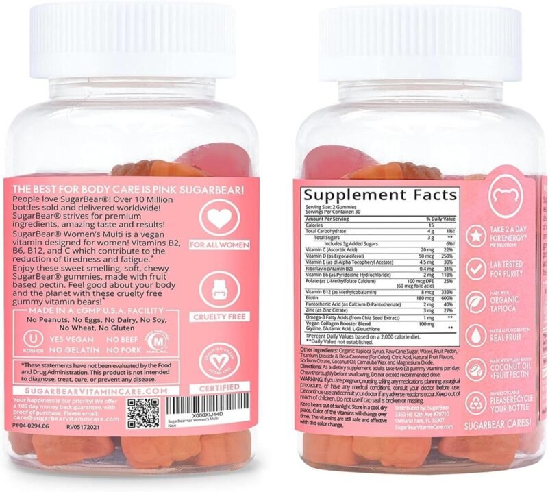 Food supplements, Protiens, Health & Nutrition, Vegan Collagen Booster Gummies